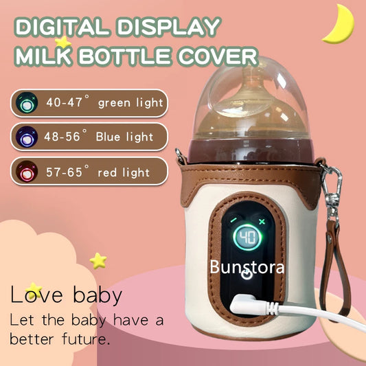 Travel Baby Bottle Warmer | Universal USB Portable Milk Heater Bag