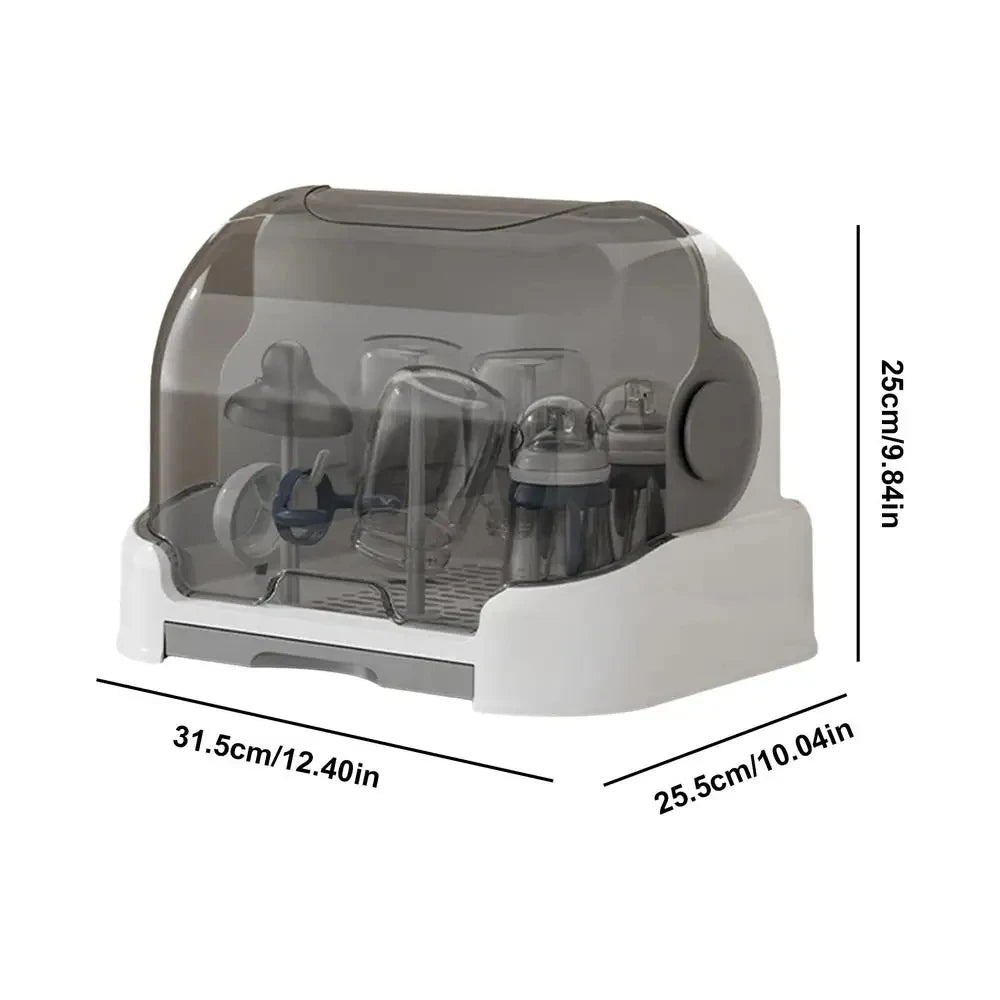 Organisateur de biberons pour nourrissons – Contenant hygiénique de séchage et de rangement