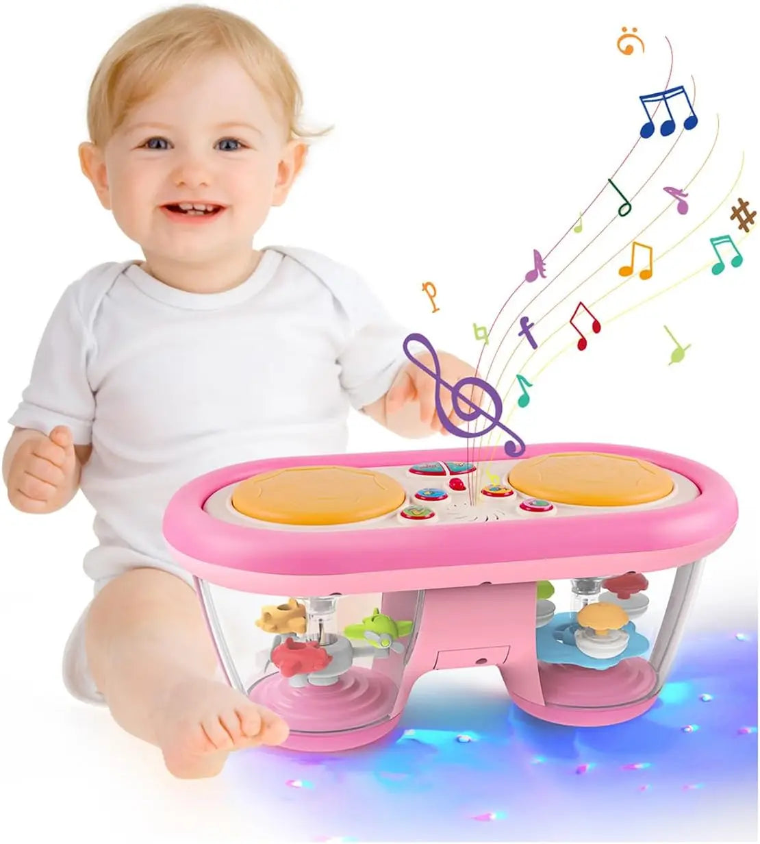 Multifunctional Music Drum – Lights & Sound Fun!