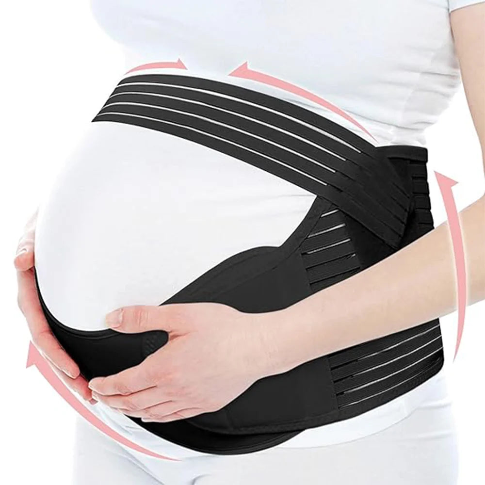 Breathable Pregnancy Belly Band | Back & Waist Support for Expecting Moms