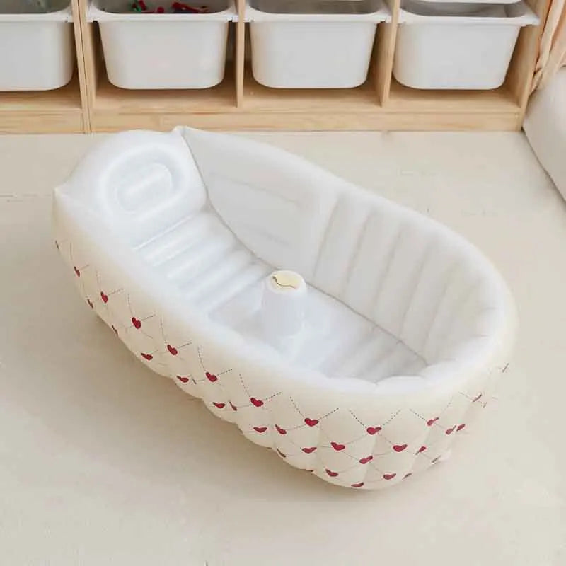 Baignoire pour bébé inspirée d'INS – Piscine gonflable pliable et amusante