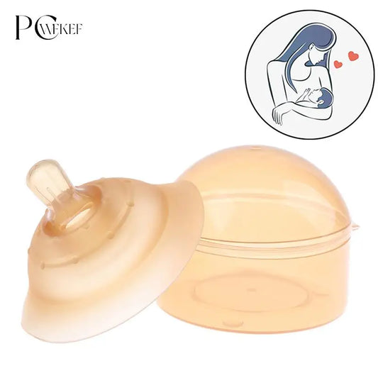 Protège-mamelons en silicone – Protections d'allaitement avec boîte