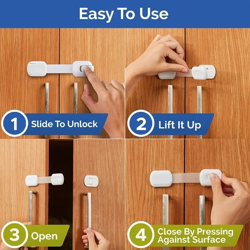 Adhesive Baby Safety Straps – Quick Install Protection
