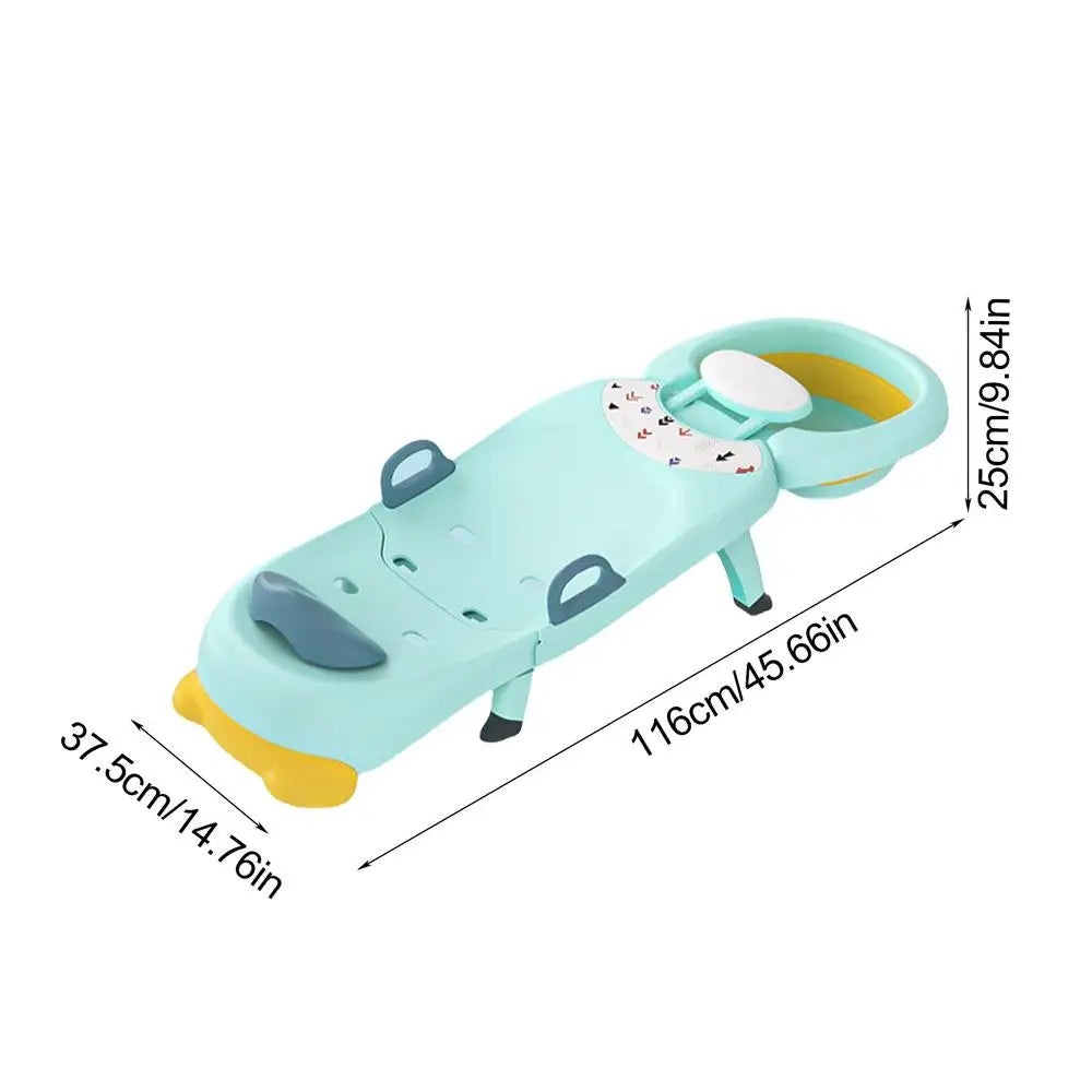 Siège de shampoing pliable pour enfants – Idéal pour les garçons et les filles