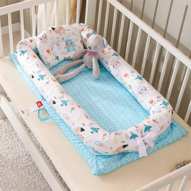 Portable Baby Nest – Folding Travel Bed for Newborns