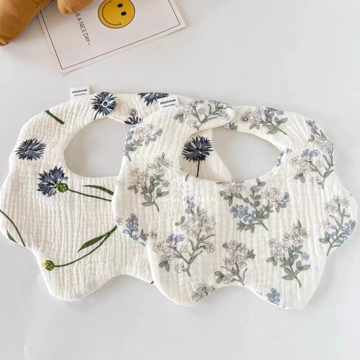 Waterproof Baby Bib – Soft Cotton Burp Cloth for Newborns