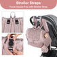Sac à dos à langer Mauve Mist – Sac à langer avec matelas à langer et sangles pour poussette