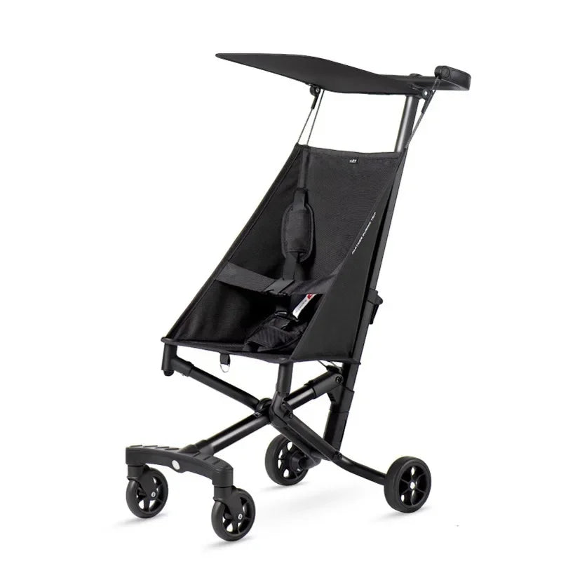 Portable Foldable Baby Stroller – Lightweight 4-Wheel Travel Pram