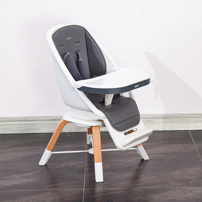 Wooden Baby Highchair – Safe, Rotatable & Detachable Design