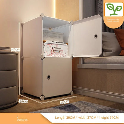 Foldable Baby Wardrobe – Plastic Closet & Cube Storage