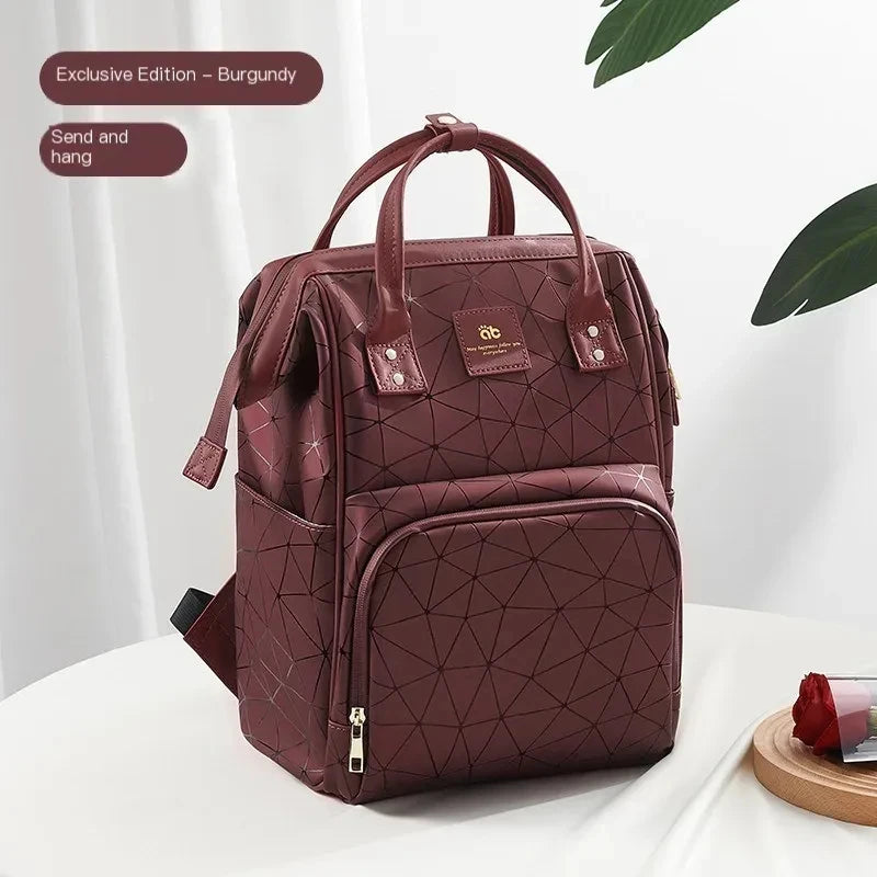 Sac à dos à langer – Grand sac imperméable pour maman avec port USB