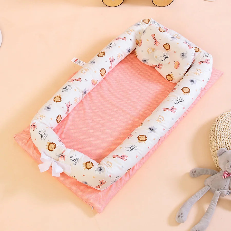 Portable Baby Nest – Folding Travel Bed for Newborns