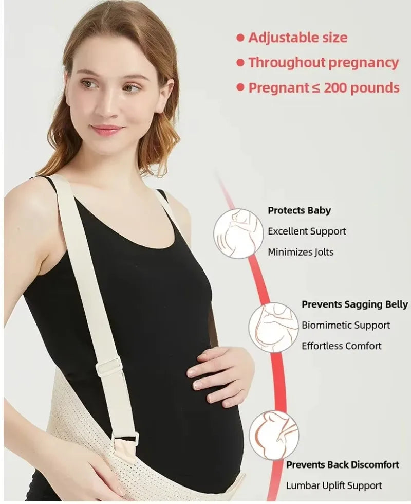 Ceinture de soutien abdominale de grossesse | Soulage les douleurs du dos, du bassin et des hanches
