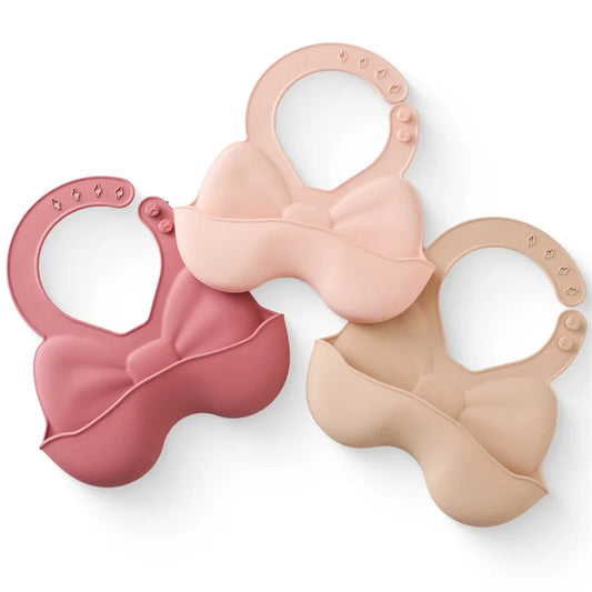 Bavoir d'allaitement en silicone ajustable et mignon