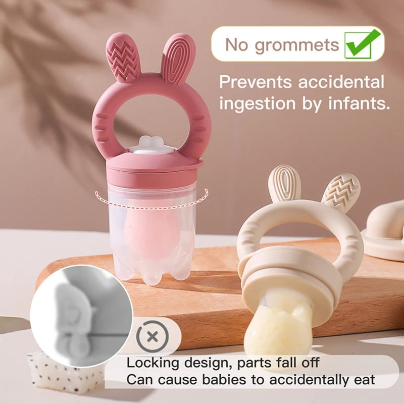 Baby Feeding Pacifier – Fruit & Vegetable Silicone Feeder