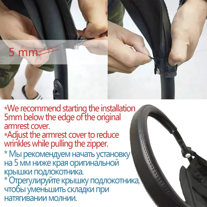 PU Armrest Handle Covers – Babyzen Yoyo/Yoya Stroller Accessory