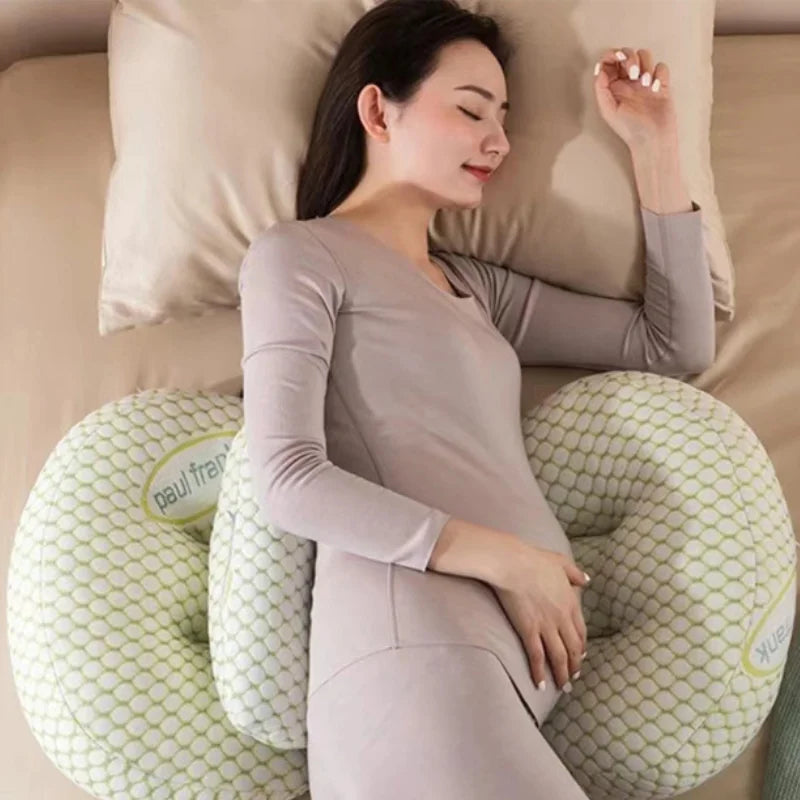 Pregnancy Waist Pillow – Soft Cotton Abdominal & Maternity Support