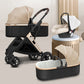 BETSOCCI 2/3-in-1 High Landscape Baby Stroller – Four-Wheel Foldable Trolley