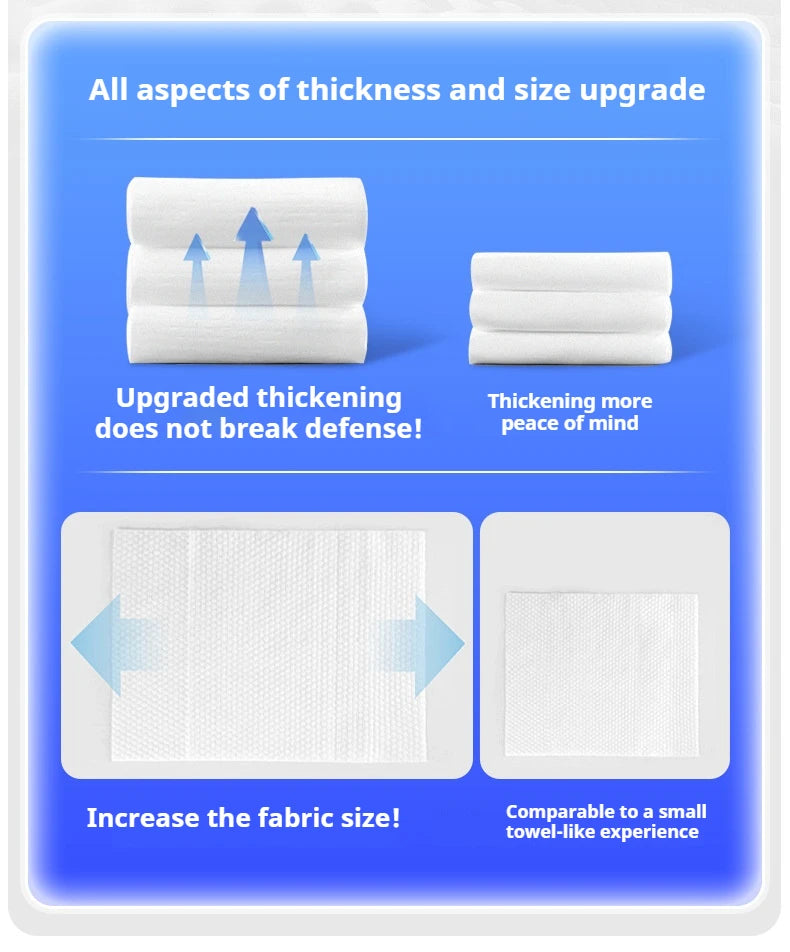 Lingettes humides pour bébé et maison, paquet de 80 – Douces et sans danger pour la grossesse