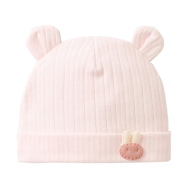Cute Bear Pattern Newborn Hospital Hat for Baby Boys Girls