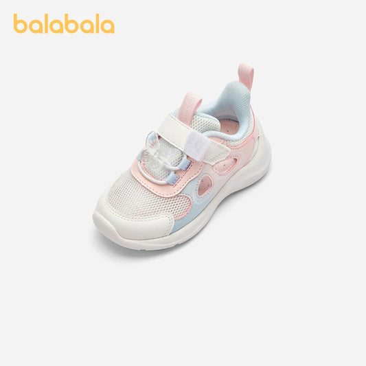 Balabala Baby Walking Shoes Boys Girls Athletic Shoes Shoes Infant Steady Steps Shoes 2024 Summer New Mesh Breathable Shoes