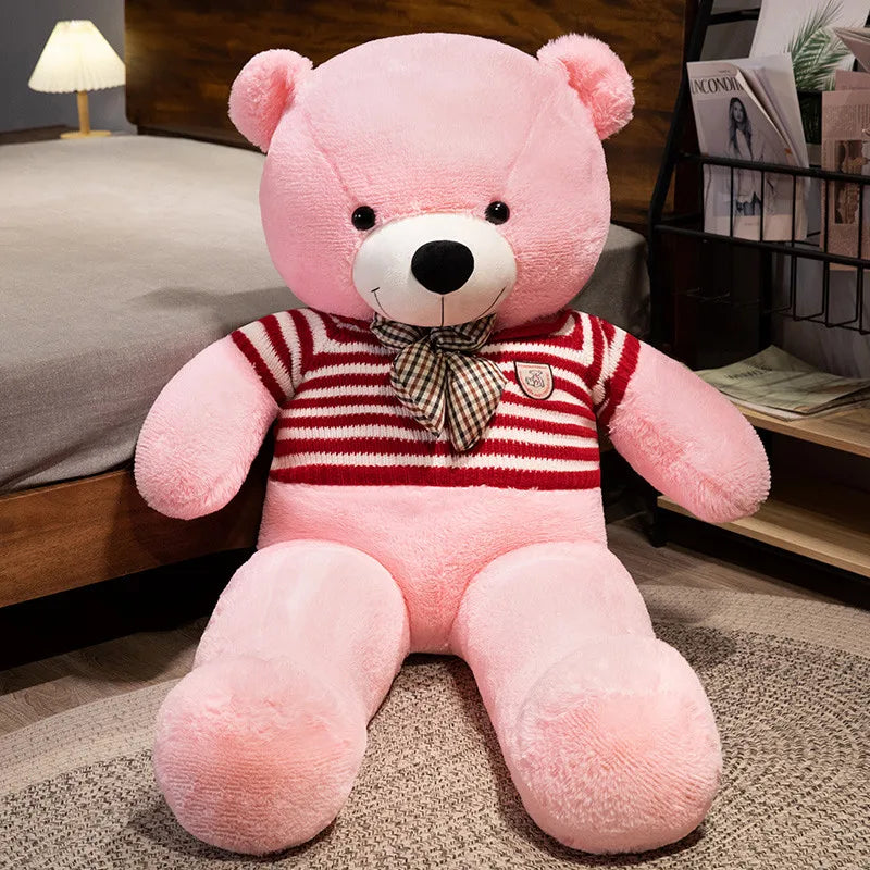 Dressed Bear Plush – Bowknot Soft Toy