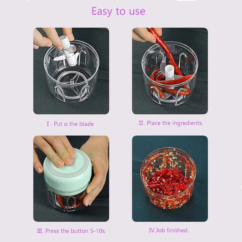 Baby Food Processor – Electric Mixer for Rice Paste & Juice