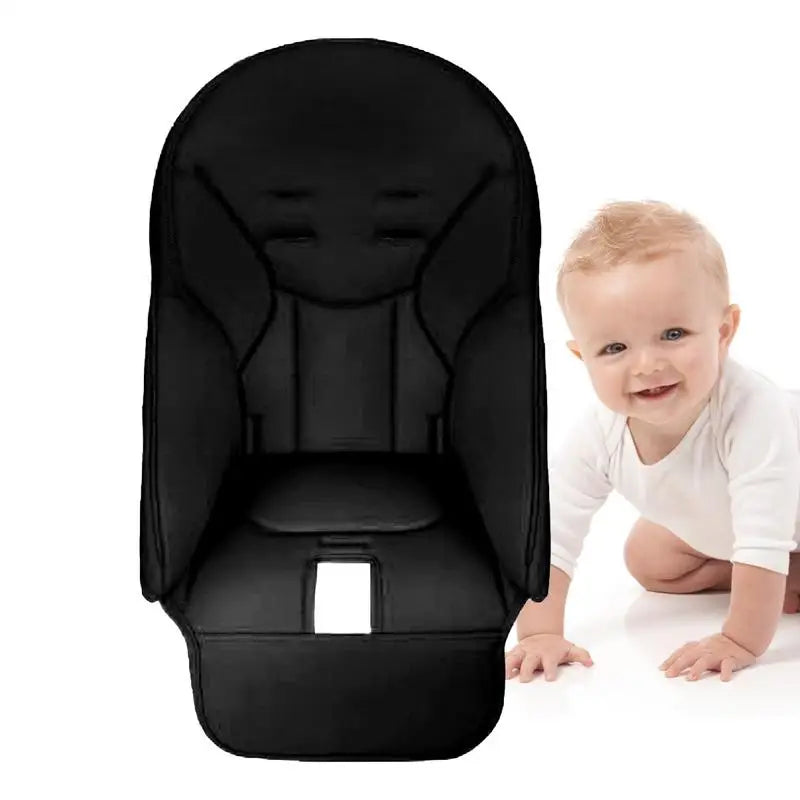Baby Highchair Cover – Non-Slip PU Leather Cushion Pad