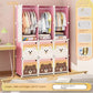 Armoire pliable pour enfants – Rangement en cubes entièrement fermé