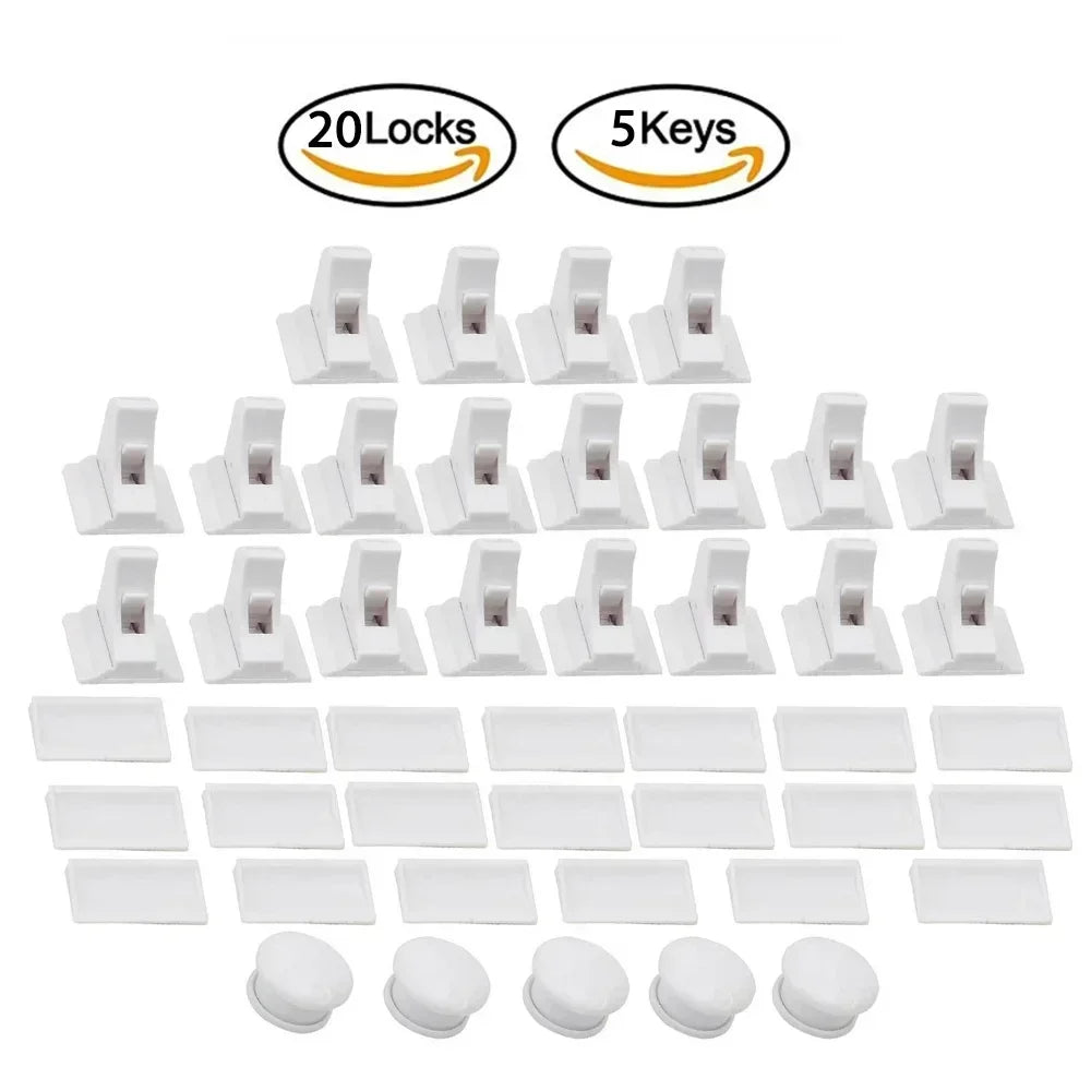 Magnetic Child Safety Locks 1-5PCS No Drilling