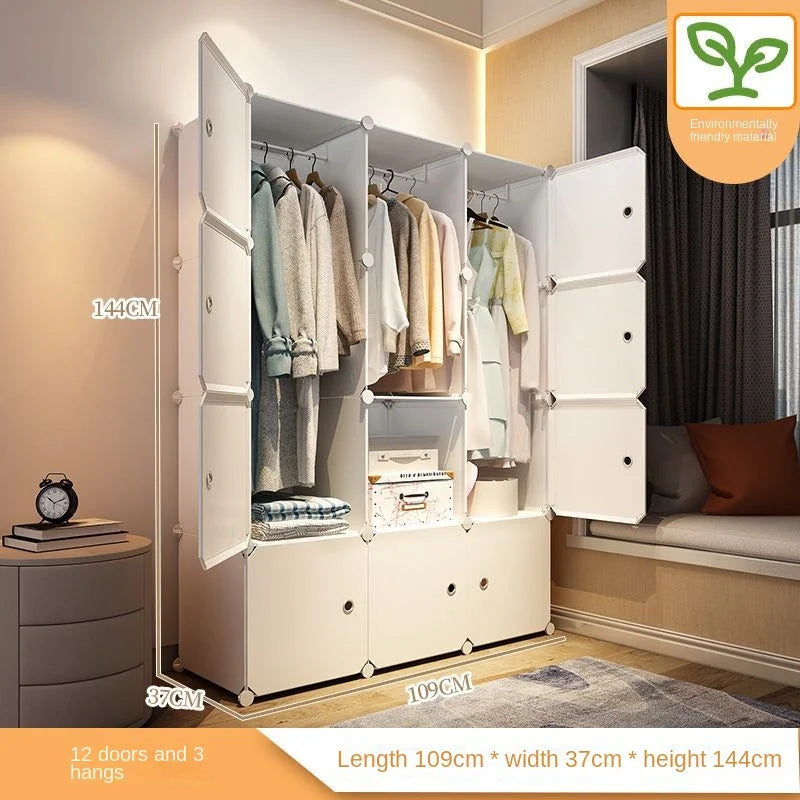 Foldable Baby Wardrobe – Plastic Closet & Cube Storage