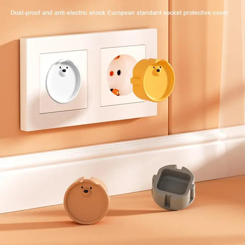 Outlet Safety Covers Baby Silicone Plug Protectors