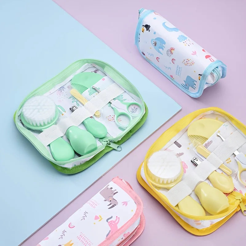 Kit de soins pour bébé 6 pièces – Kit de voyage portable avec sac