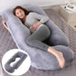 New Minky U-Shaped Pregnancy & Nursing Body Pillow – Full Maternity Support