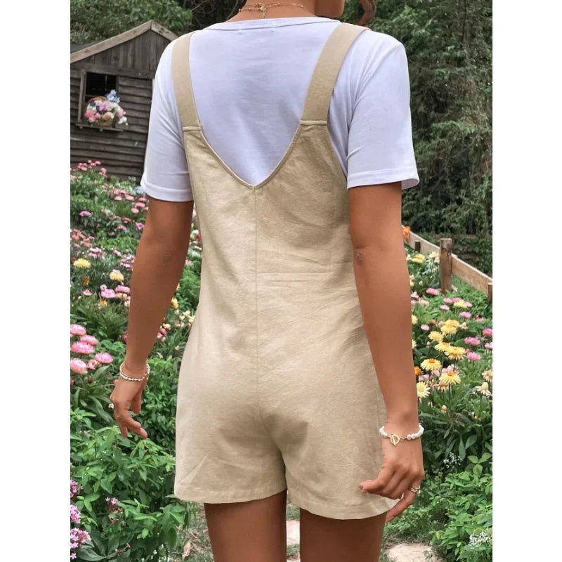 Combinaison de maternité grande taille – Combinaison d'été en coton pour femmes enceintes