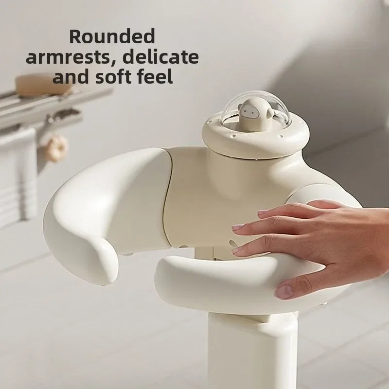 Station de bain pour bébé réglable – Table de lavage de cheveux pliable et sur pied