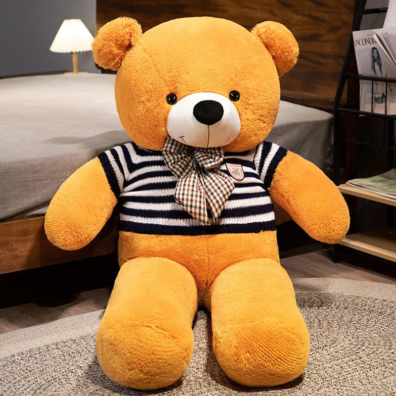 Dressed Bear Plush – Bowknot Soft Toy