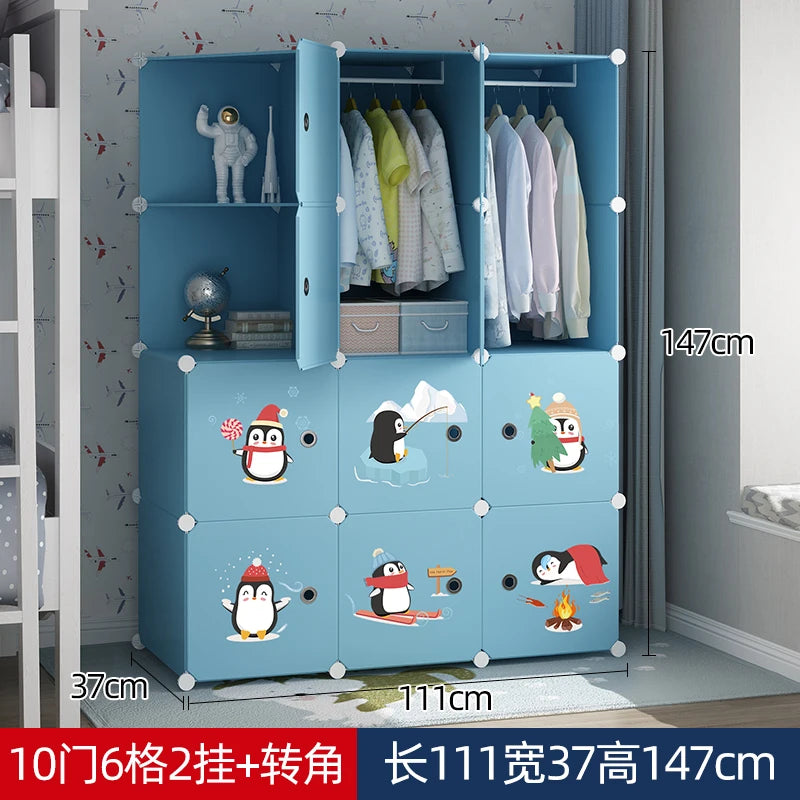 Organisateur de garde-robe pour bébé – Armoires à portes coulissantes pour enfants