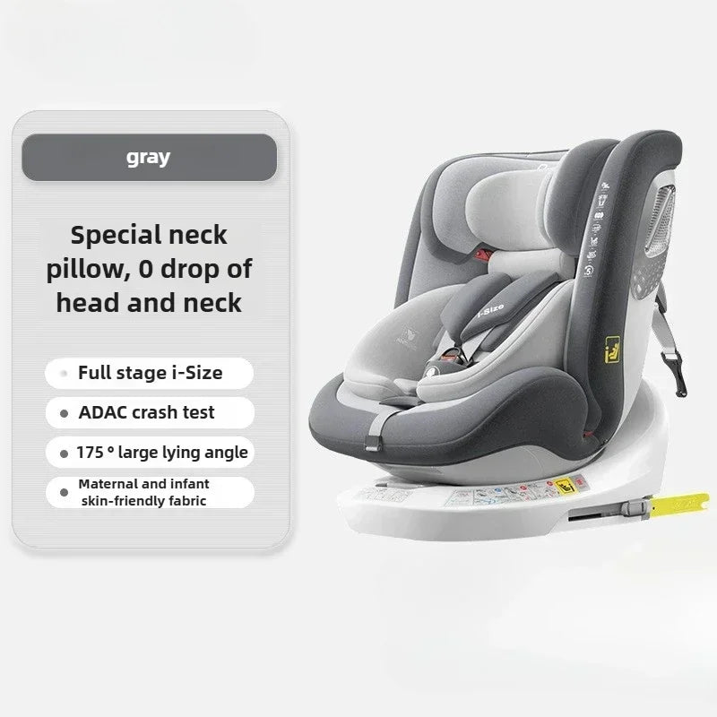 I-Size Infant & Kids Car Seat | ISOFIX Safety for 0-12Y