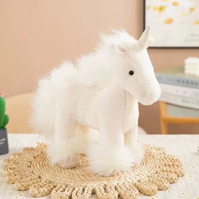 Horse & Unicorn Plush – Realistic Stuffed Toy for Kids