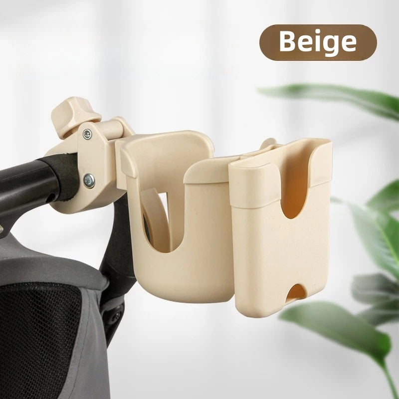 Pram & Stroller Cup Holder – Anti-Slip Bottle & Phone Holder