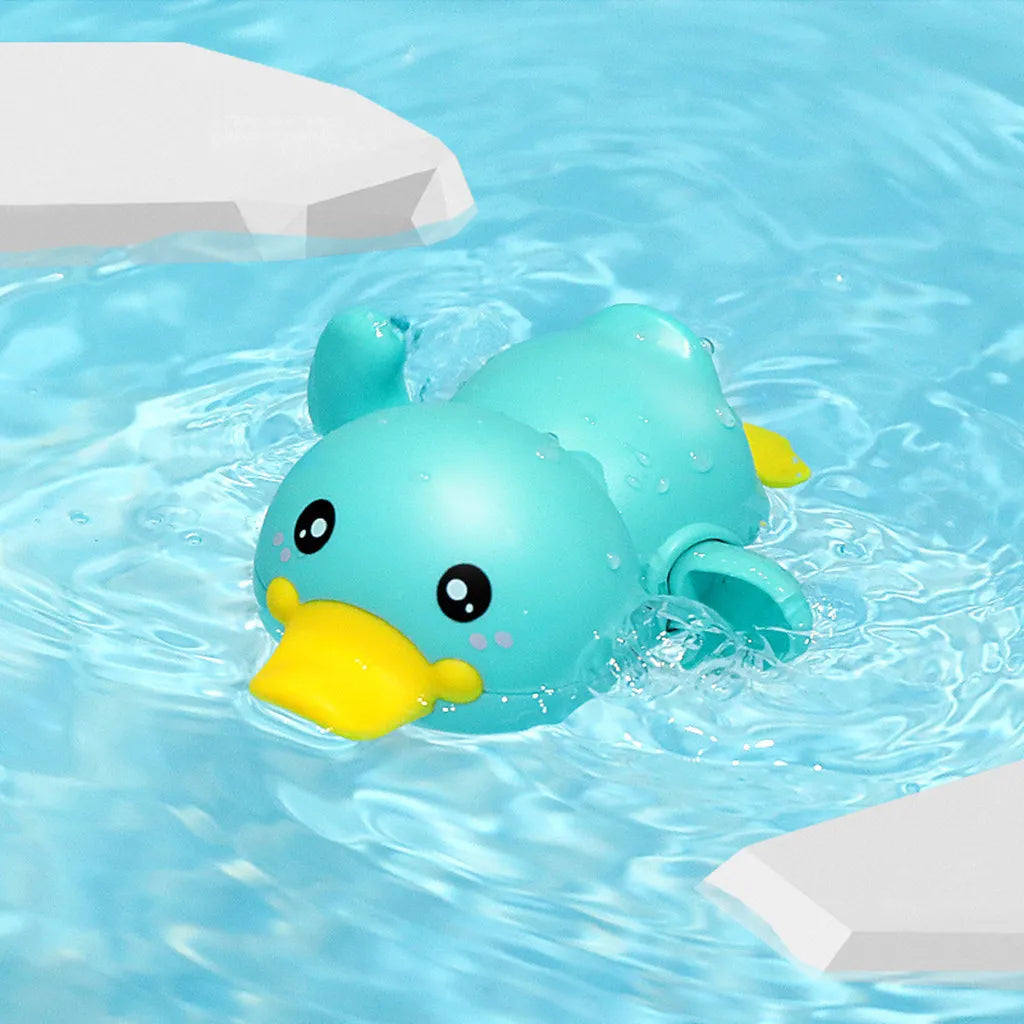Ensemble de jouets de bain amusants – Roue à eau en forme de canard avec ventouses puissantes pour enfants