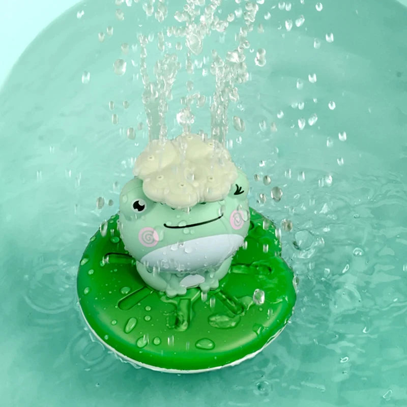 Grenouille électrique flottante pour le bain – Arroseur et douche amusants pour les enfants