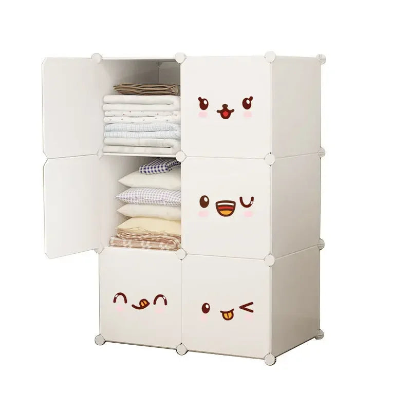 Baby & Kids Wardrobe – Modular Girl Room Organizer