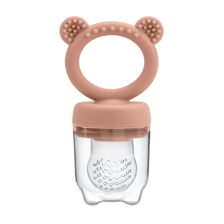 Bidon d'alimentation pour nouveau-né – Anneau de dentition en silicone pour fruits et légumes