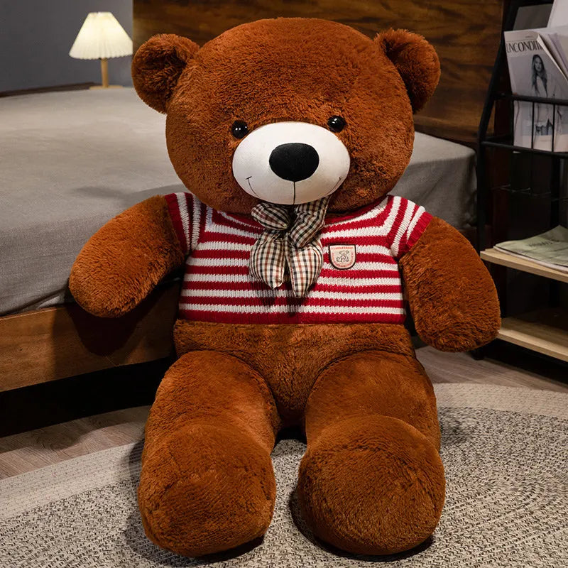 Dressed Bear Plush – Bowknot Soft Toy