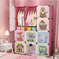 Baby Clothes Wardrobe – Kids Storage Cabinet, Plastic & Simple