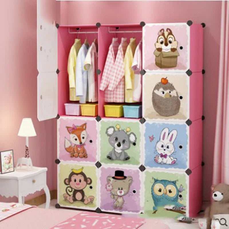 Baby Clothes Wardrobe – Kids Storage Cabinet, Plastic & Simple