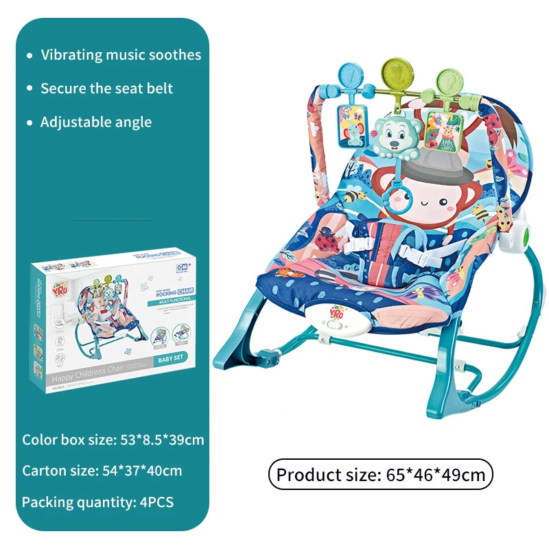 Electric Baby Cradle – Music, Vibration & Toys