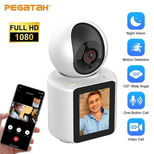 4MP Baby Monitor 1080P WiFi PTZ Two-Way Audio